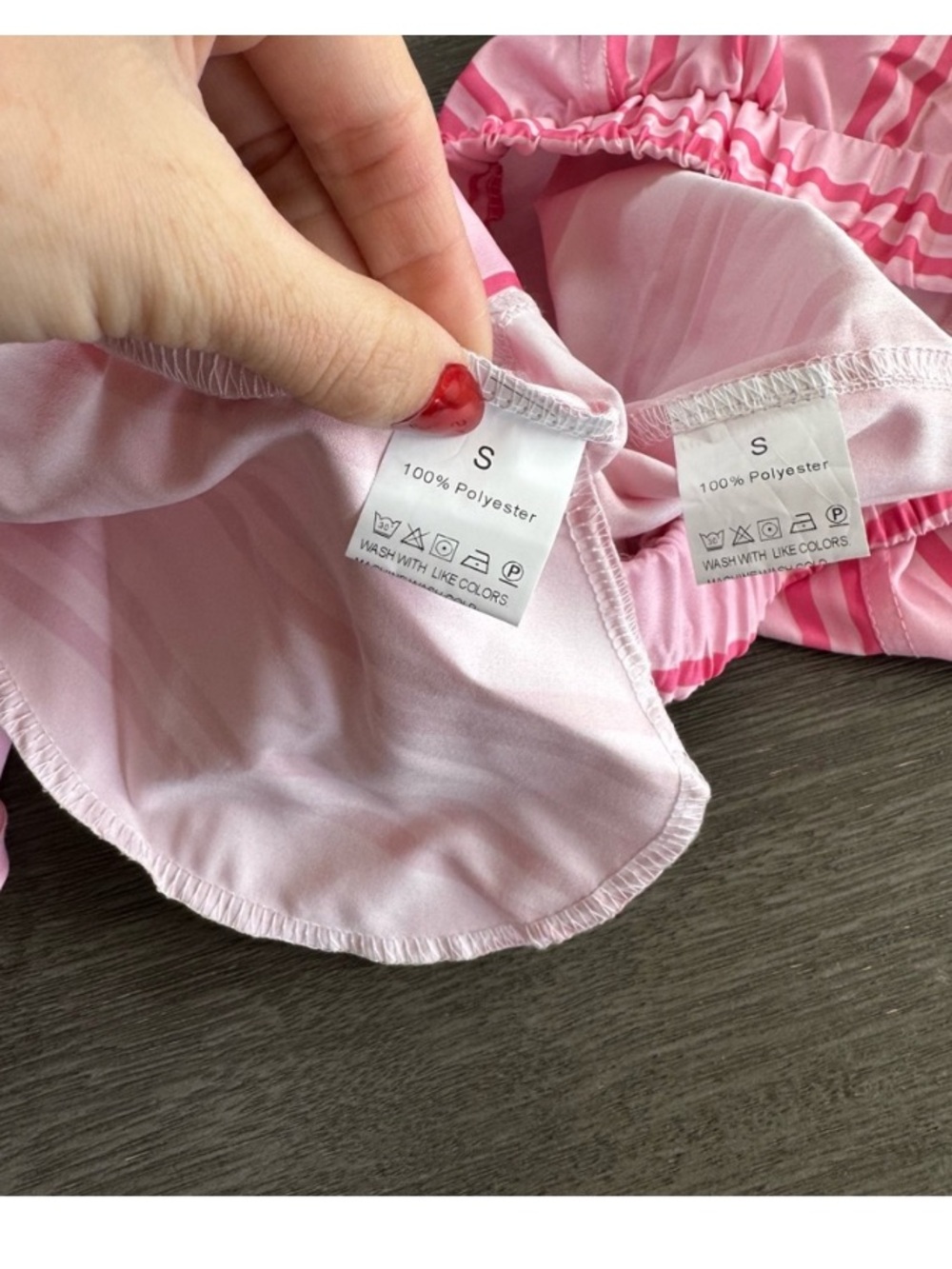 Striped babydoll cami and shorts - Picture 4 of 6